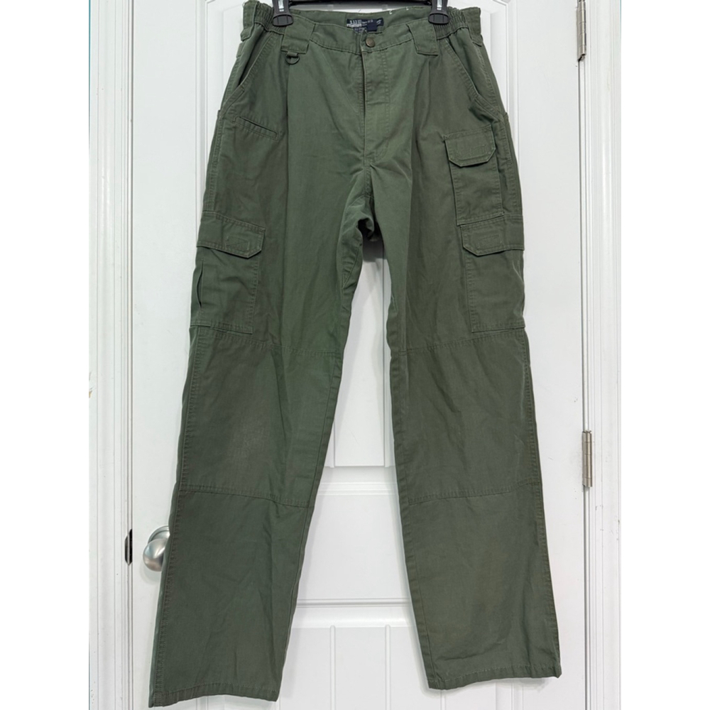Men's 5.11 Tactical Series Green Cargo Pants Waist 34x34